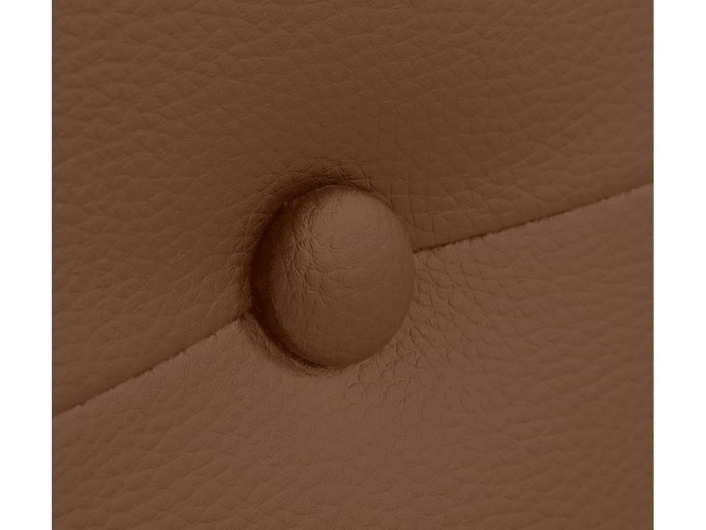 Lysvia Faux Leather Headboard with Buttons 145x105cm with Legs for 135/140cm Beds - Clay WVPB63767
