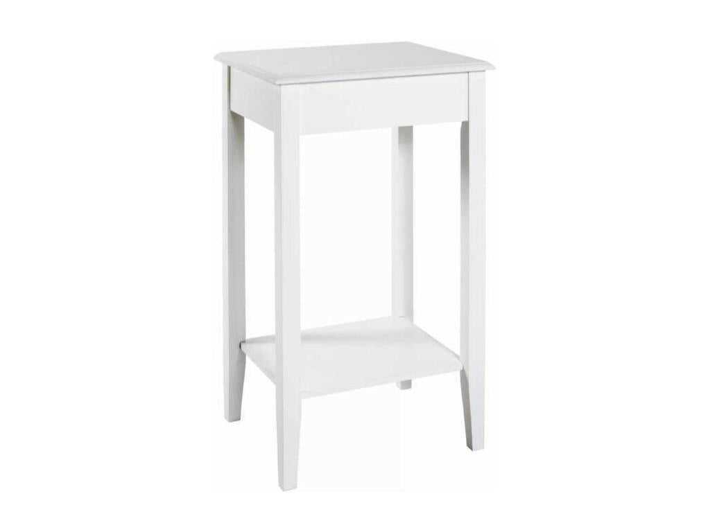 Dormeva Vintage Wooden Side Table 76cm White BCHP45669