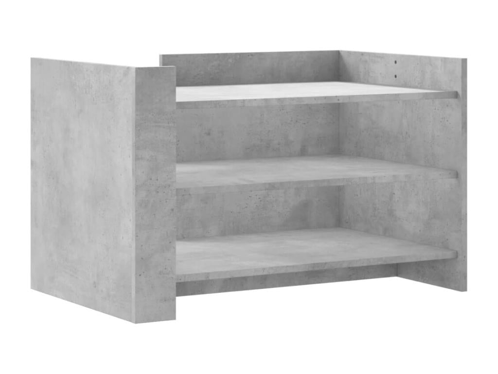 Concrete grey coffee table 80x50x50 cm engineered wood WMAN75576
