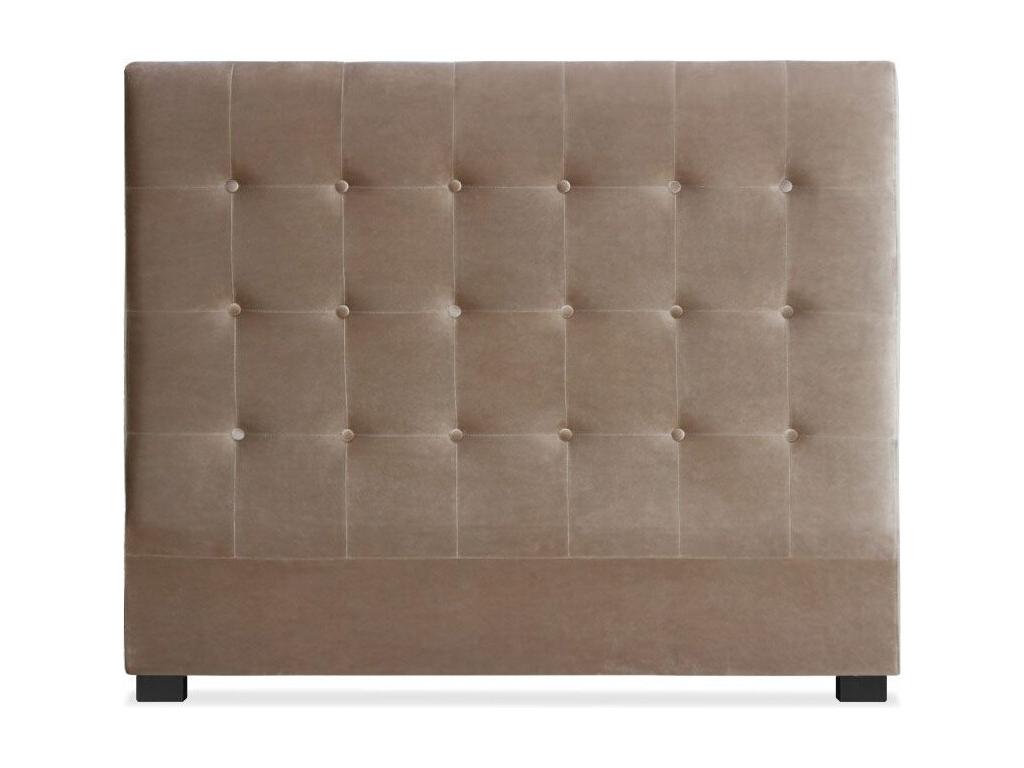 Lysvia 140cm Velvet Upholstered Headboard Lysvia YHDZ20533