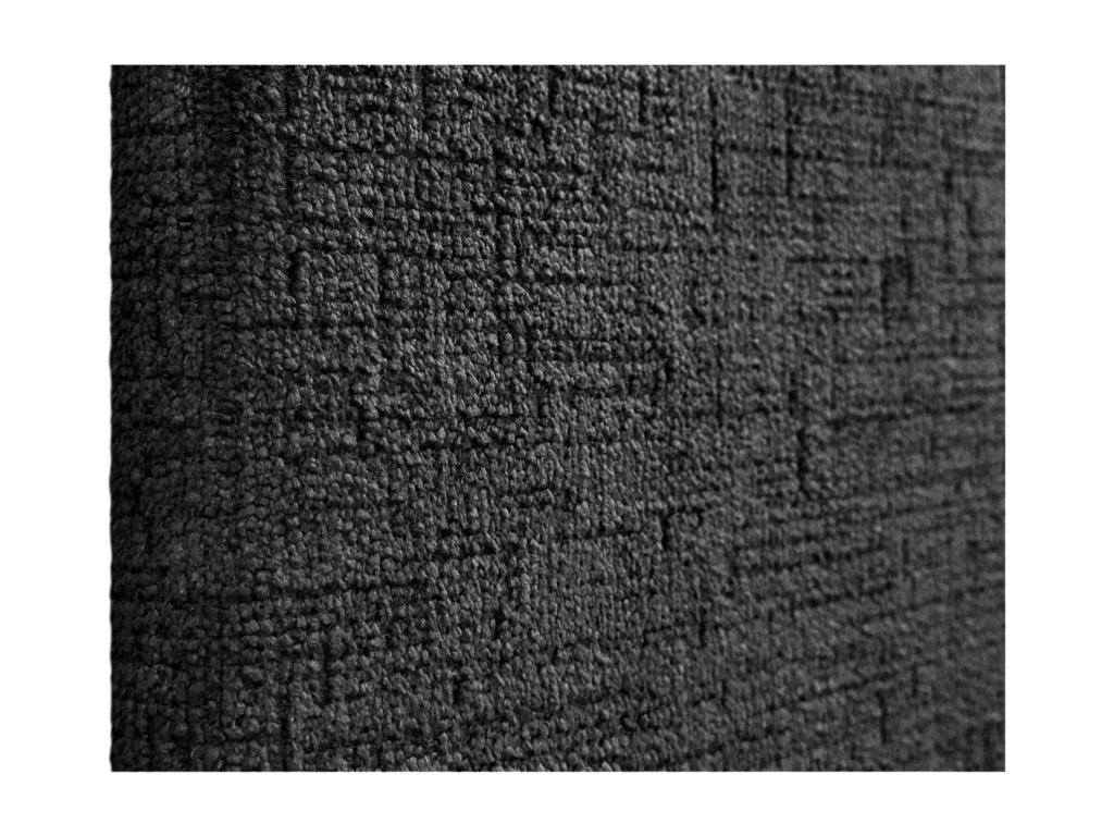 Lysvia Natural Wool Headboard 90x105cm with Bed Legs 80/90 - Black OIWK22843