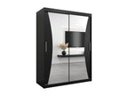 Dormeva Sliding Door Wardrobe 200/150/62 2 Doors Black/Black GAQR73818