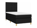 Dormeva bed base with mattress, black, 90x200 cm, fabric, UOZL38949