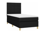 Dormeva bed base with mattress, black, 90x200 cm, fabric, UOZL38949