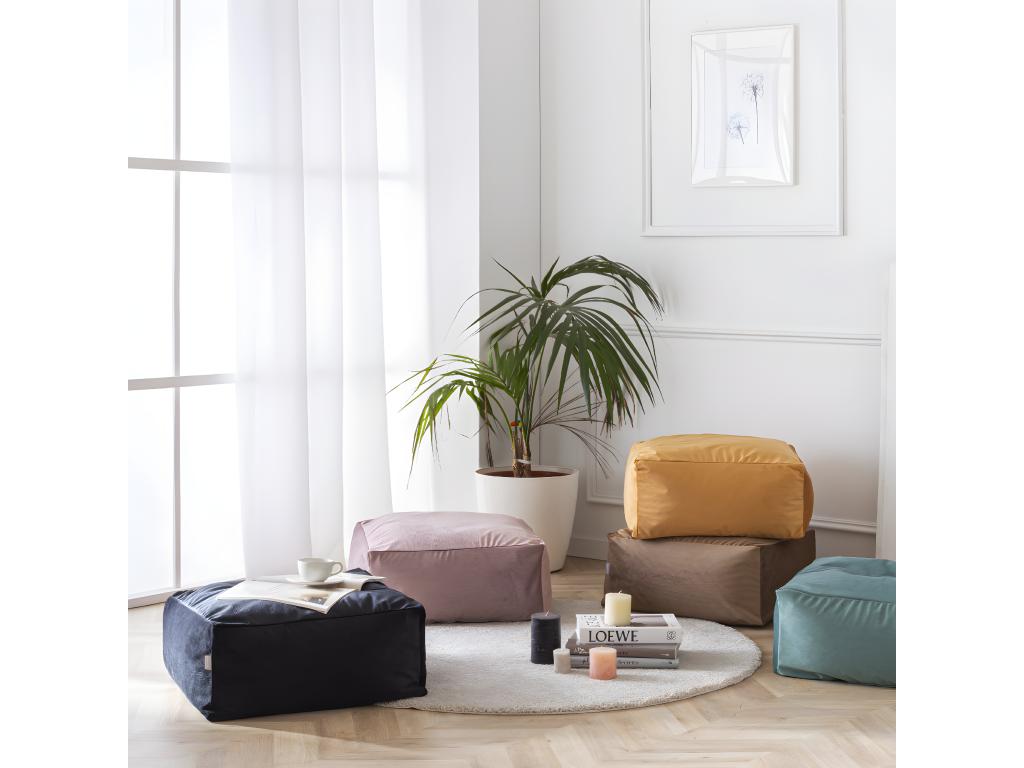 Dormeva removable velvet pouf 50x50x25 cm pink WNYT74797