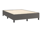 Lysvia bed base, grey, 140x190 cm, faux leather, PYLN15745